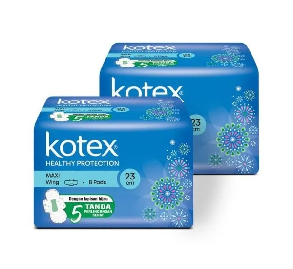 WHOLESALE Sanitary Napkin 8 Pads Kotex Healthy Protection Maxi Plus Wing Women Indonesia Products. CHEAP