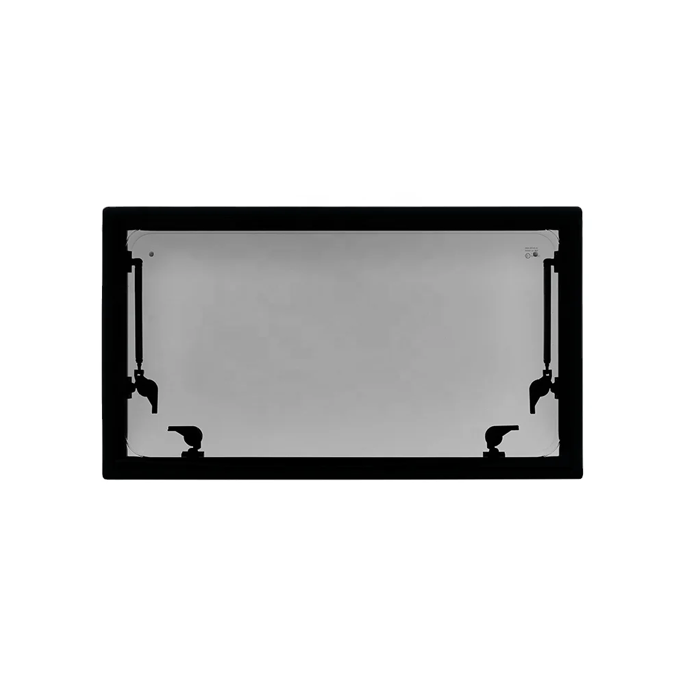 Campervan Window BOLUDE Curved R5000 Narrow Frame Custom Aluminum Acrylic Emark and DOT Approved RV Parts Accessories