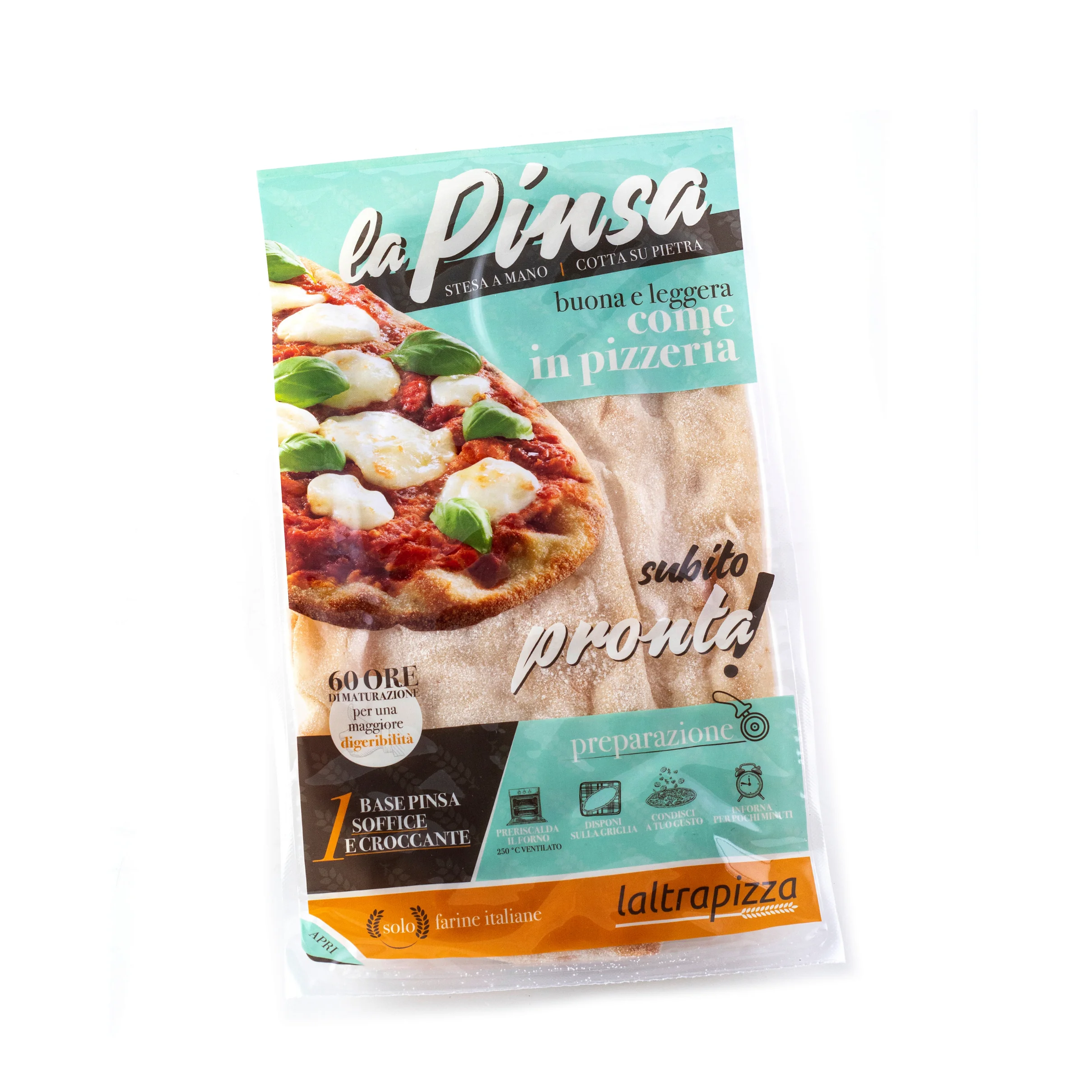 Высококачественное итальянское готовое основание для пинса 29x17 см 230 г для украшения и выпечки в духовке