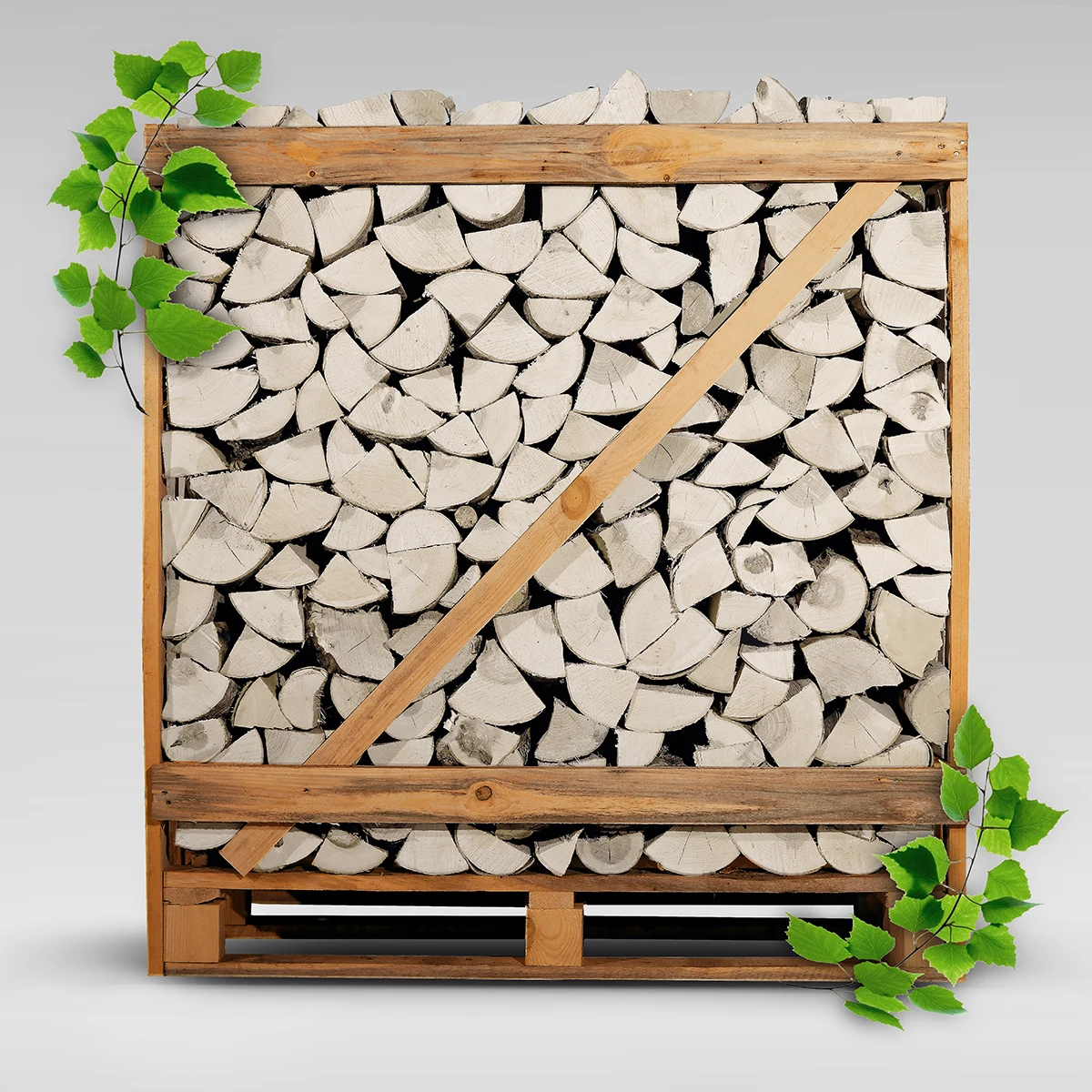 Сухая буковая/дубовая древесина в поддонах/сушеная дубовая древесина, печь, буковая древесина, оптовая цена