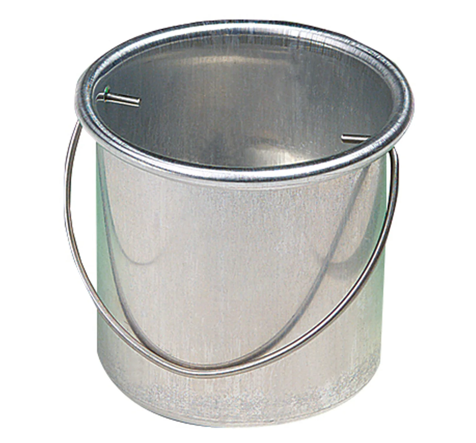 Catch Bucket used for collecting the liquid overflow flowing from the displacement vessel made of aluminium comes with a handle