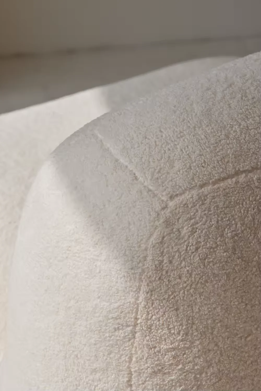 Geometric Wabi-Sabi Sheep Skin Fabric Sofa Chair Modern Casual Leisure Sofa Chair home living room comfortable sofa