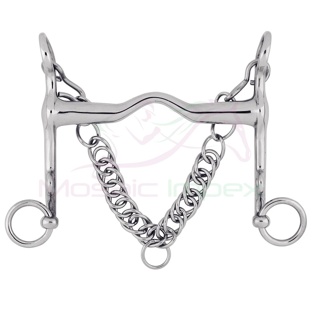 Mosaic Impex Premium Stainless Steel Full Cheek Snaffle Horse Bit Durable Equestrian Equipment Horse Riding Hot Sale Custom Logo