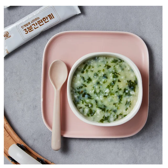 2022 Trending Hot Products Easy Food in 3 minute  Korean beef bone soup & Seaweed Rice porridge For kids