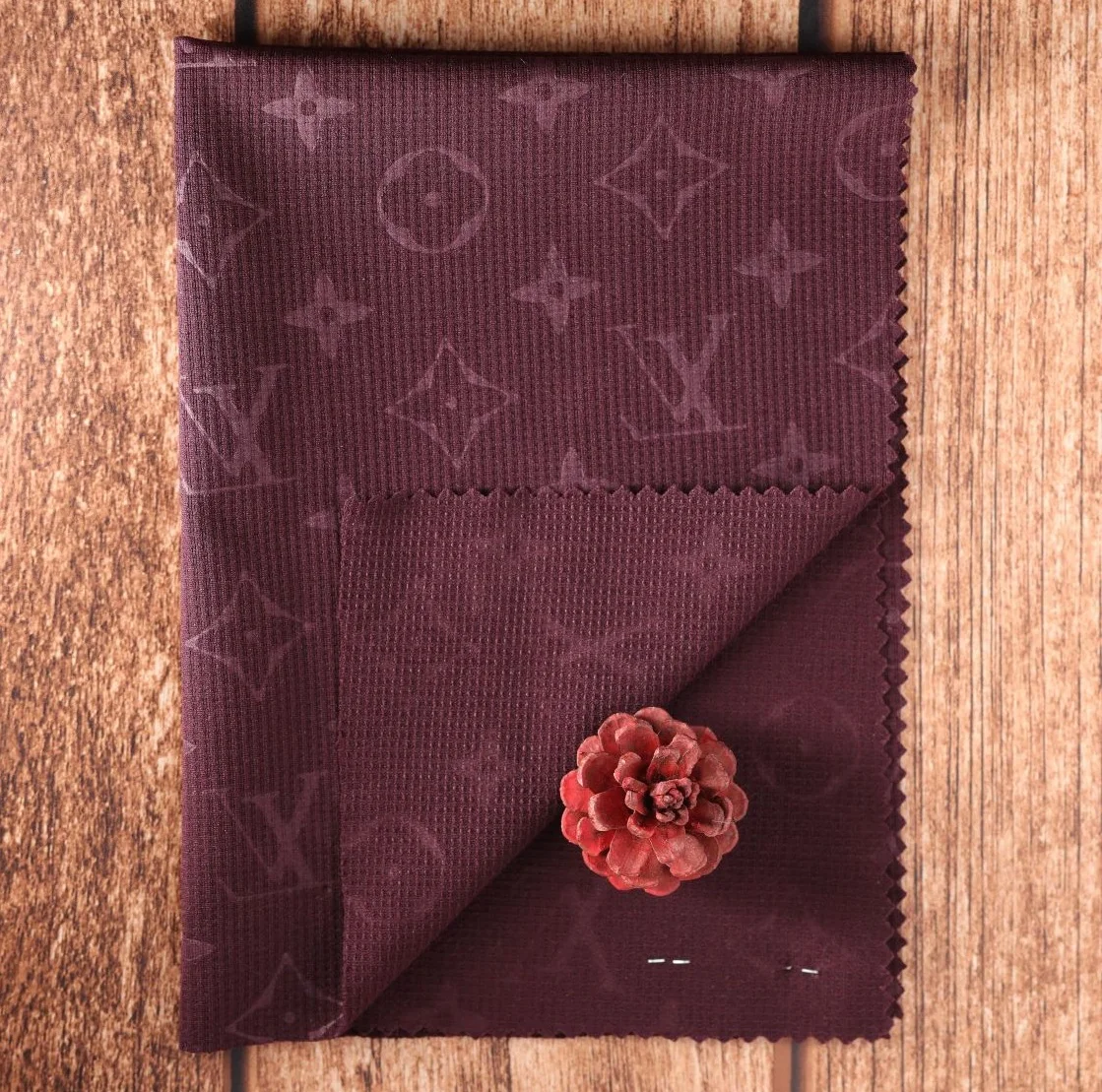 High Quality 444 Series 59inch 100 Polyester Knitted Fabric for Shirting T-Shirts Best Selling Wholesale Manufacture