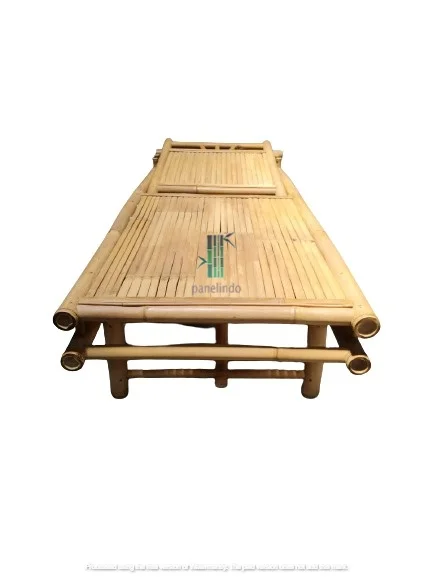 Outdoor Sun Bamboo Lounger Chair summer leisure garden