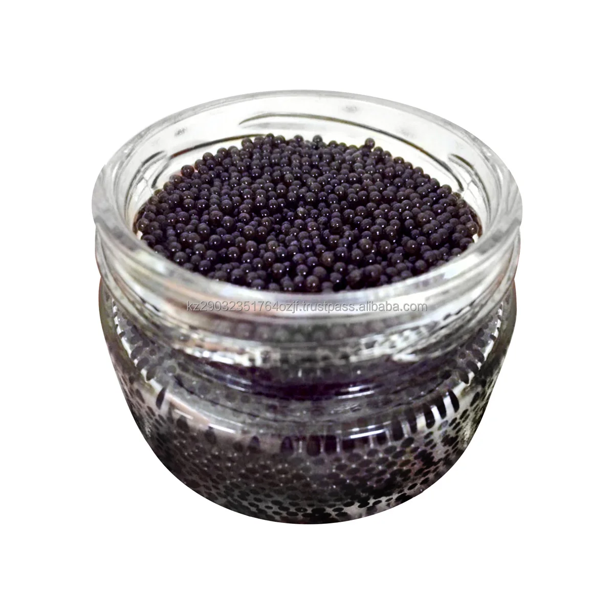 Gourmet sterlet caviare pre-packed in jar from fishfarm