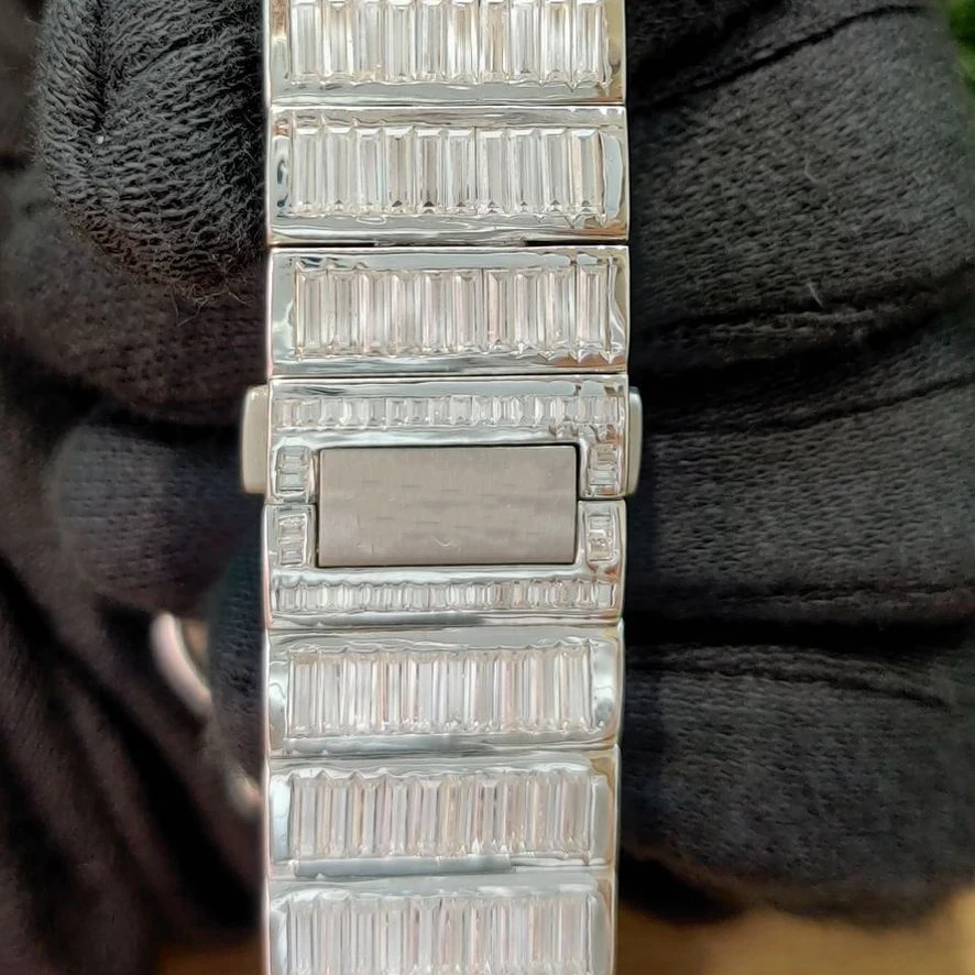 Luxury Diamond Watch For Men, Full Iced Out Diamond Watch, Premium Braded Quality Watch Gift For Him