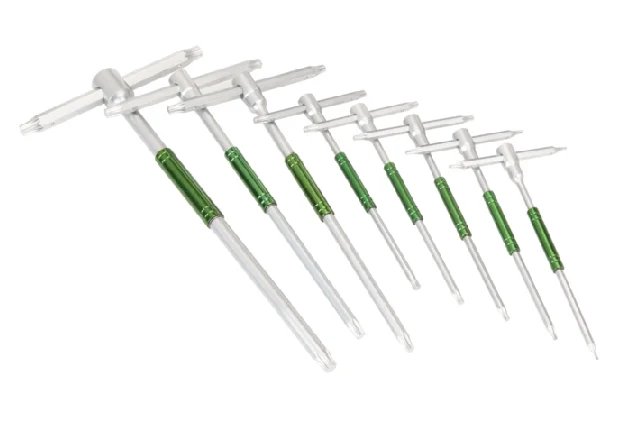 8pcs Multi Purpose Metric Sliding T-Handle Torx Wrench Set