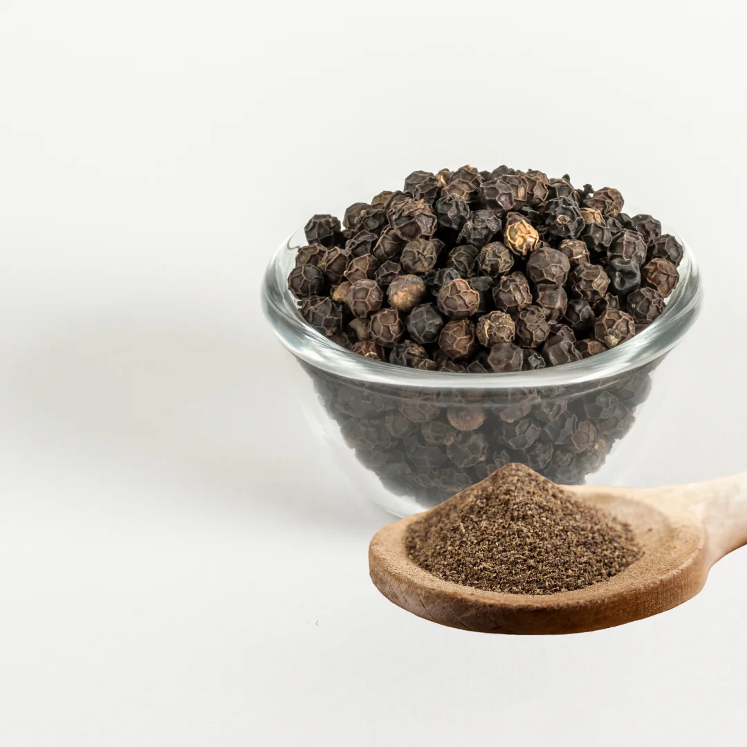 100% High Quality Herbs and Spices Food Ingredient Vietnamese Black Pepper Powder 18 Mesh