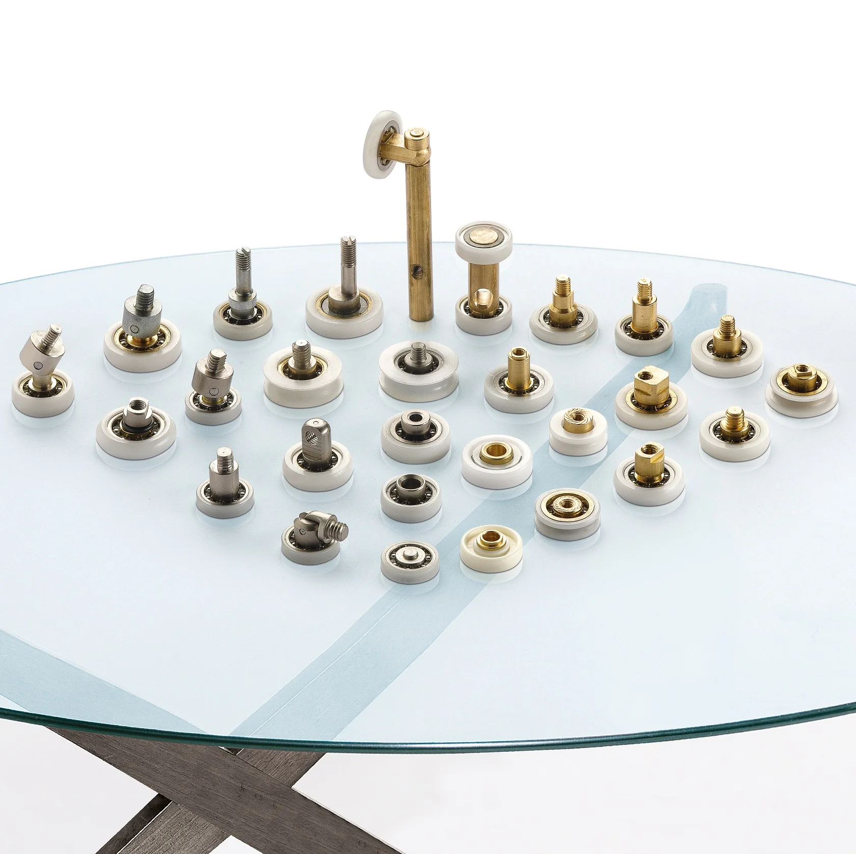 High quality Made in Italy Diameter 20 Replacement Pulley for Sliding Shower Doors AJB-20-16