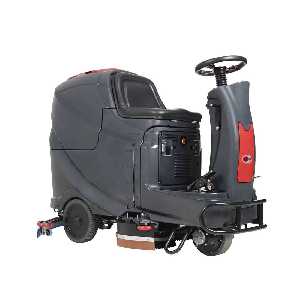 High Efficiency High Power Save And Energy Ride On Floor Scrubber