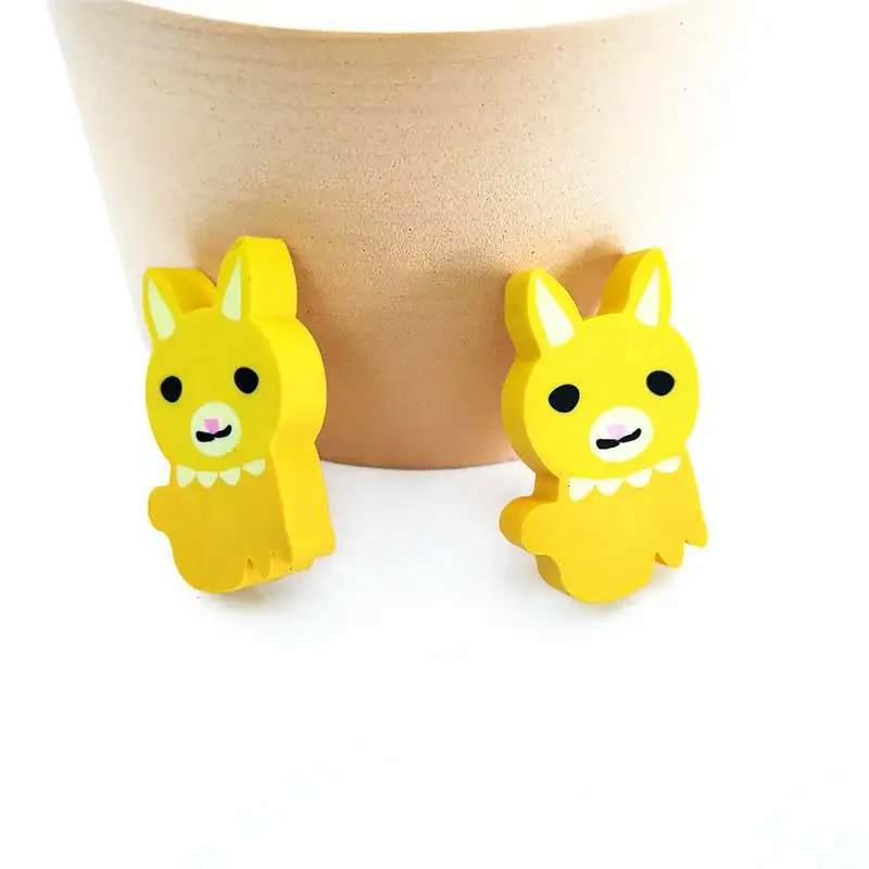 Best Quality Rubber Shaped With Animals Wholesale Bulk  Eraser for Kids Pencil Mistake