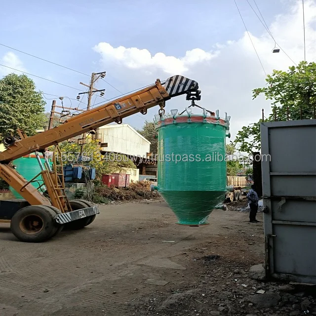 Well Designed And Manufactured Vertical Pressure Leaf Filter With Conical Bottom & Dish End Top From Pemac Projects