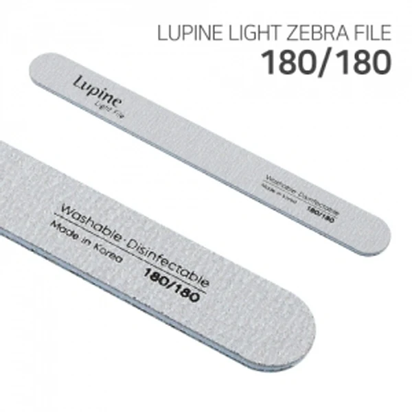 Zebra nail file Korean professional double side nail file 80/100/180/240/320 high quality sandpaper nail file