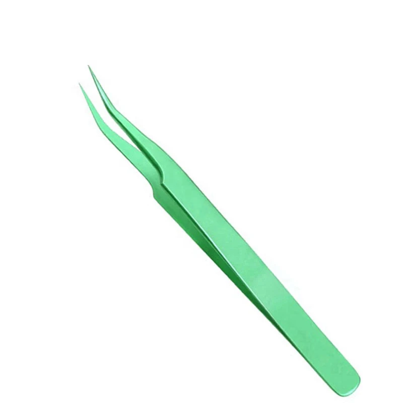 2024 New Design Stainless Steel Eyelash Extension Tweezers Volume Eye Lashes Make up Tool Tweezers