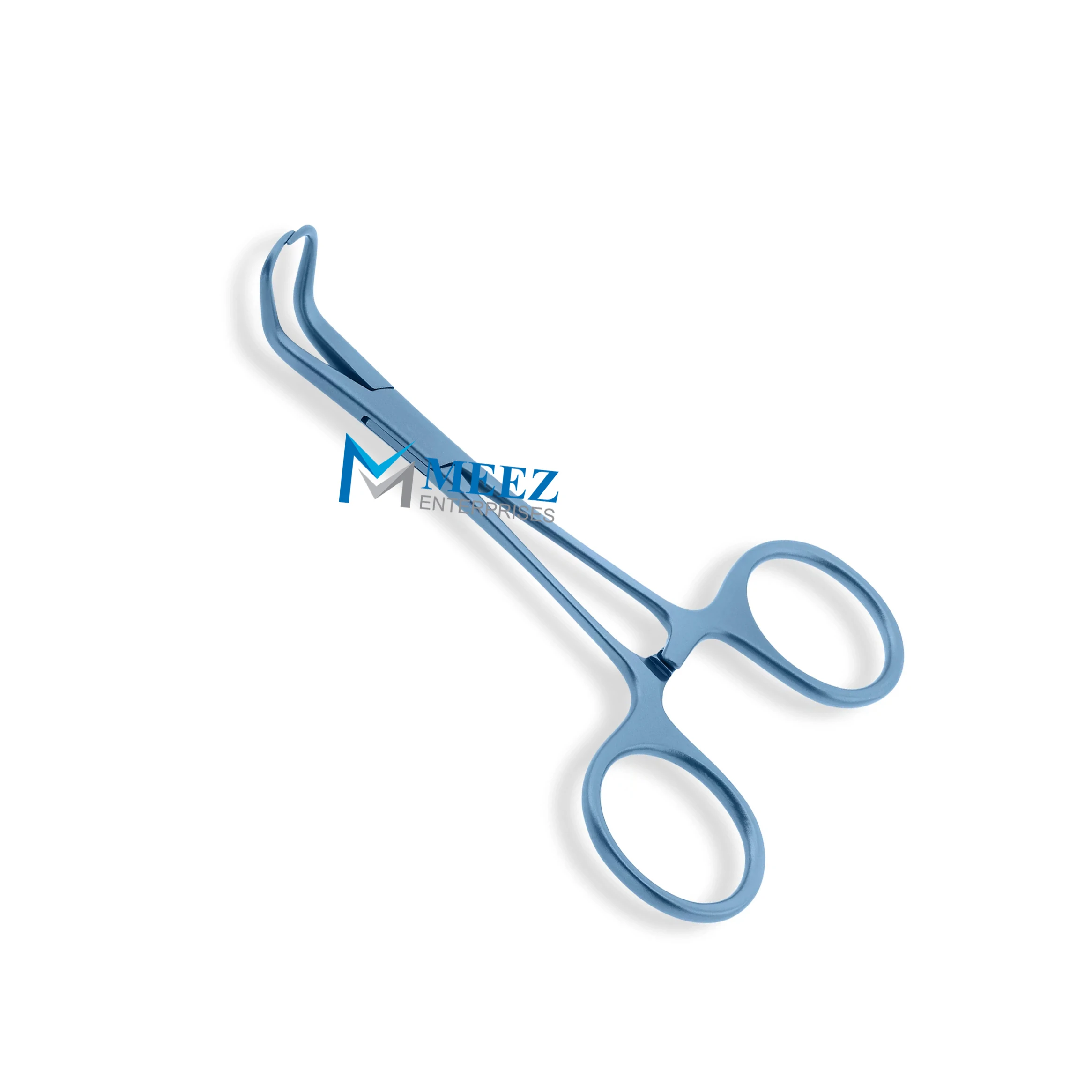 Latest Design Wholesale Hemostatic Forceps 90 Degree Curved Surgical Veterinary Clamping Forceps
