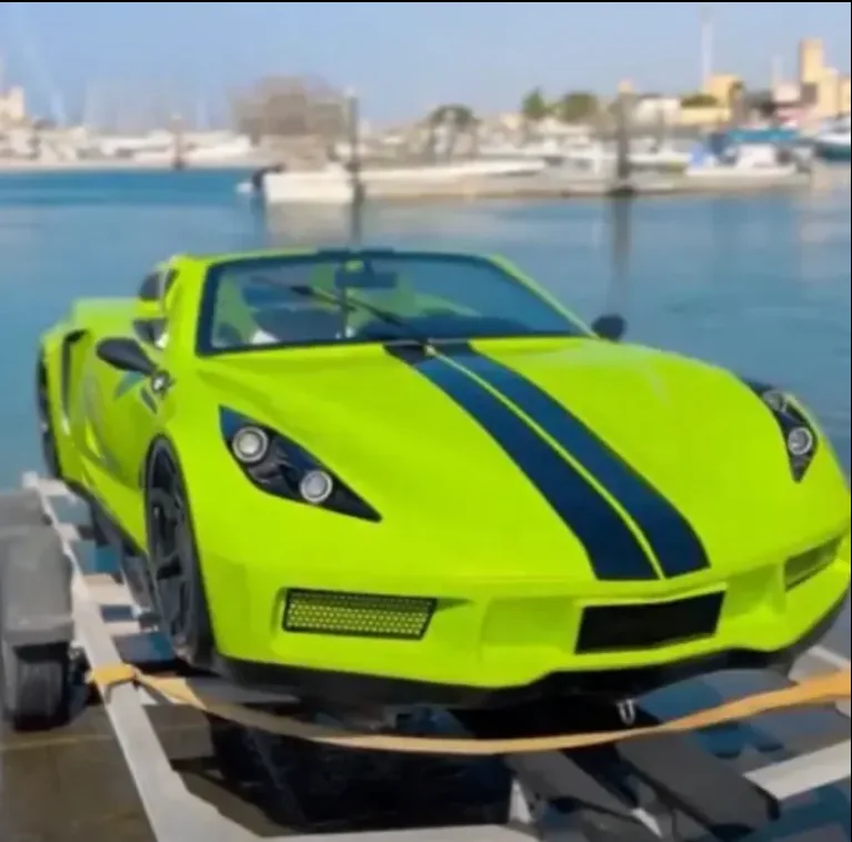 2023 Ocean Jet Car Boat Speed Boats For Water Sports Jet Ski With Speaker