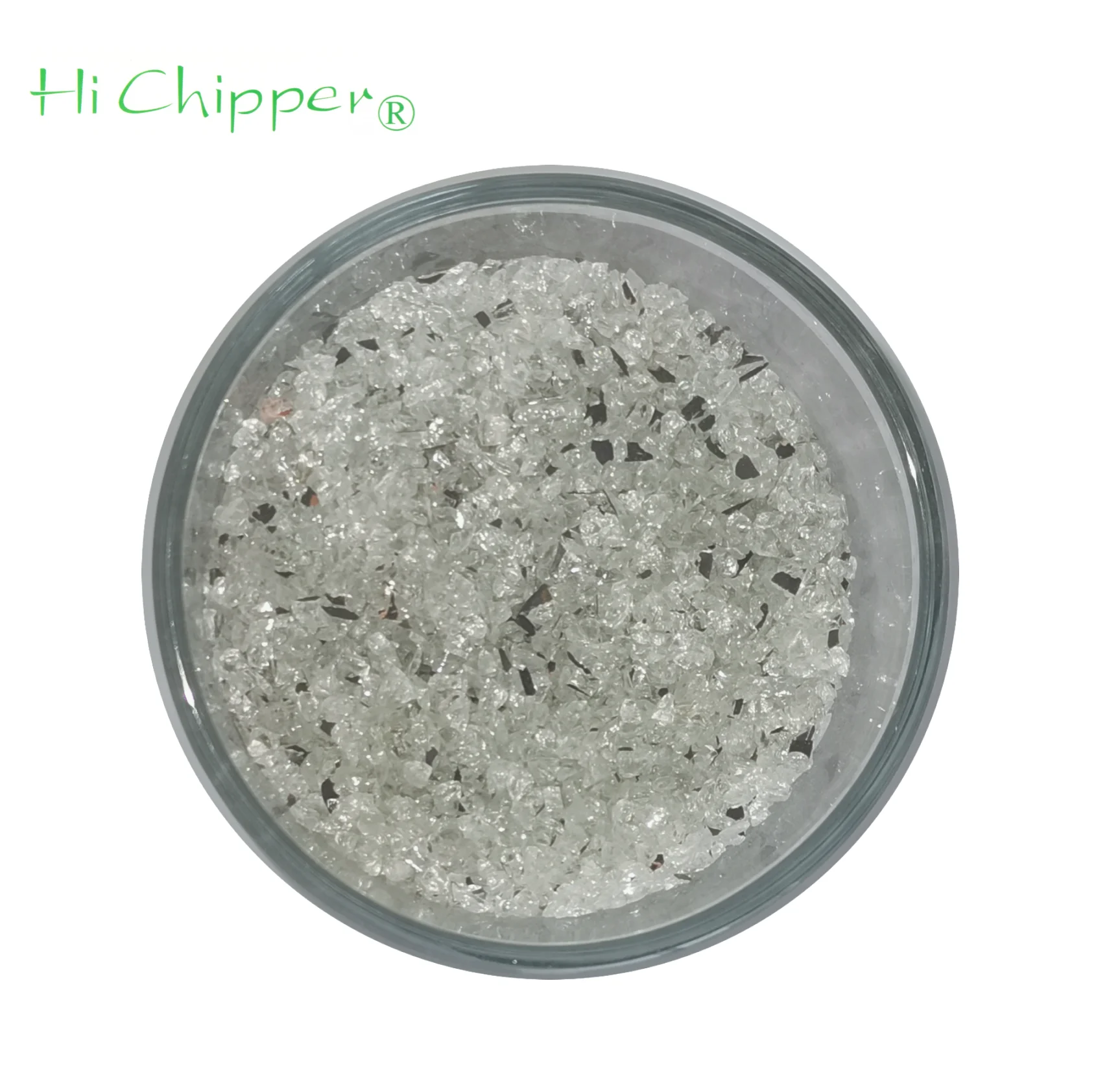 0.3-1.2 mm Crystal Crushed Mirror Glass for Vase Decoration