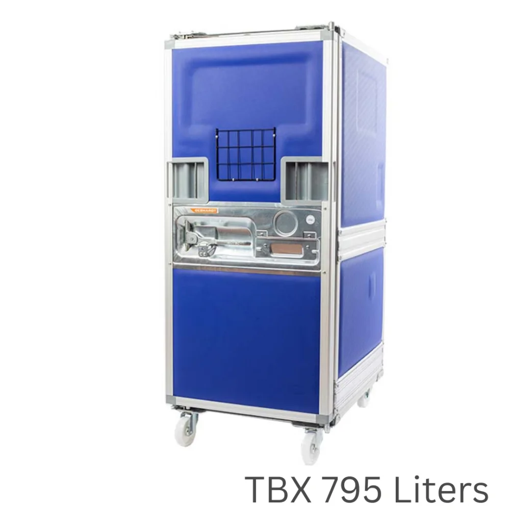 The thermal container , available on pallet or castors, simplifies the refrigerated transport of temperature-sensitive goods!