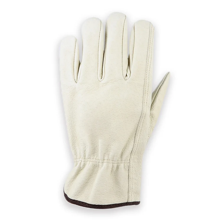 Leather Men Double Coated Utility Work Out Gloves Safety Work Work Protection Accept OEM