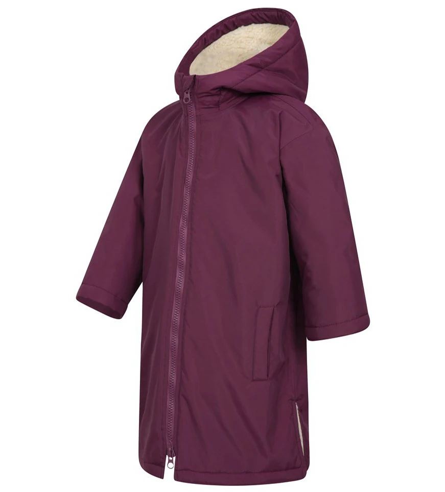 Surf Poncho Changing Jacket for Youth Towel Robe with Hood and Front Pocket beach changing robe towel poncho coat