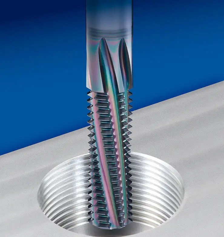 One pass cutting Thread Mill high-grade internal threading available OSG Japanese carbide cutting tools