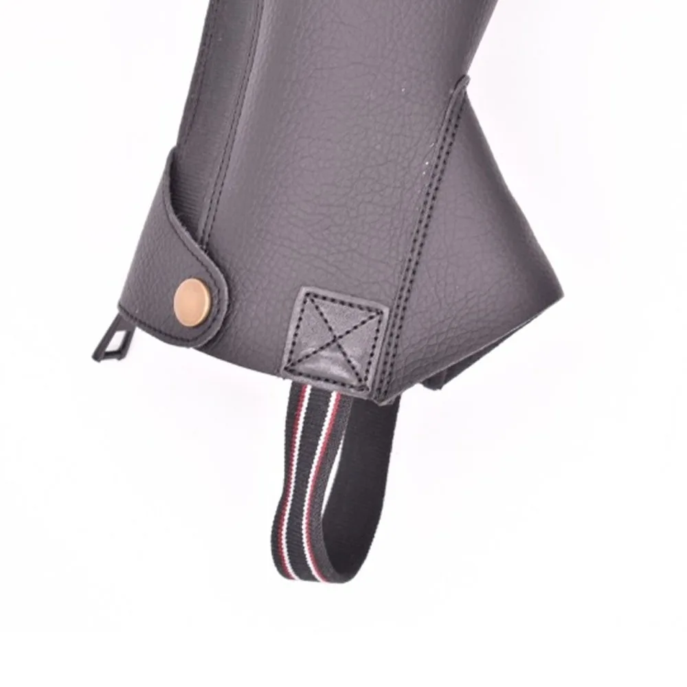 Leather Horse Riding Chaps new stylish custom design kids horse riding chaps half chaps