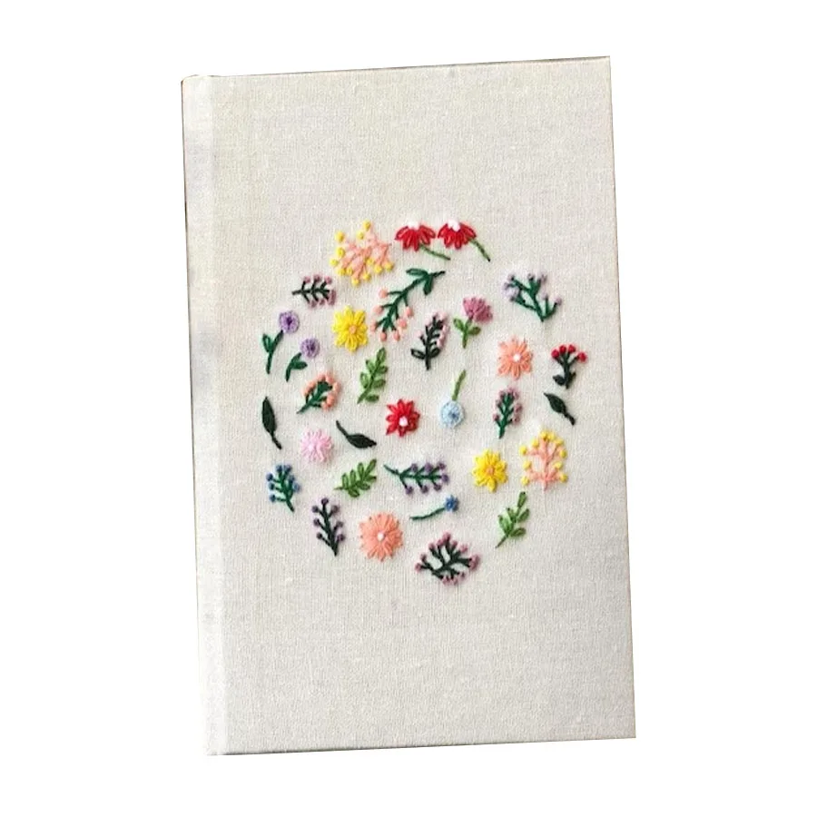 Factory Custom Printing Hardcover Fabric Linen Cover Journal linen journal diary notebook