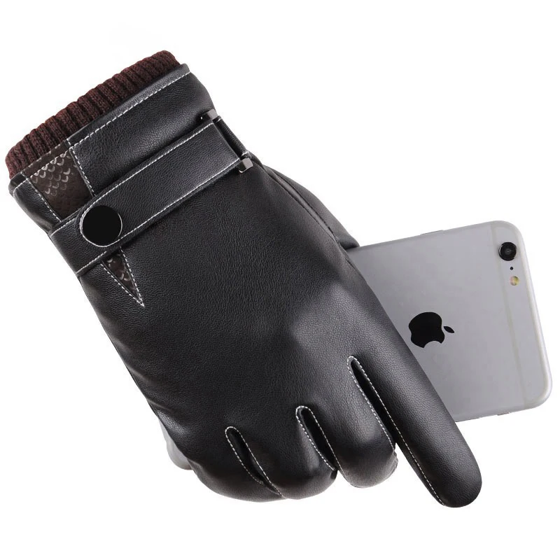 2024 High Quality Fashion Genuine Goat Skin Leather Gloves Men Leather Gloves From Pakistan