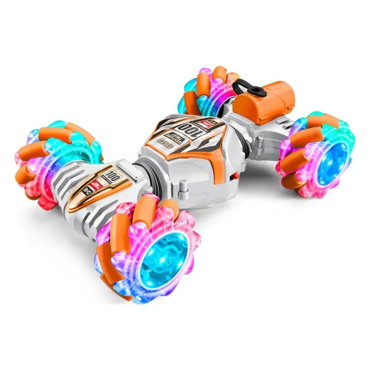 Henda Rc датчик и контроллер игрушечного транспортного средства твист занос восхождение по бездорожью дрейф свет музыка 360 жесты руки каскадер автомобиль