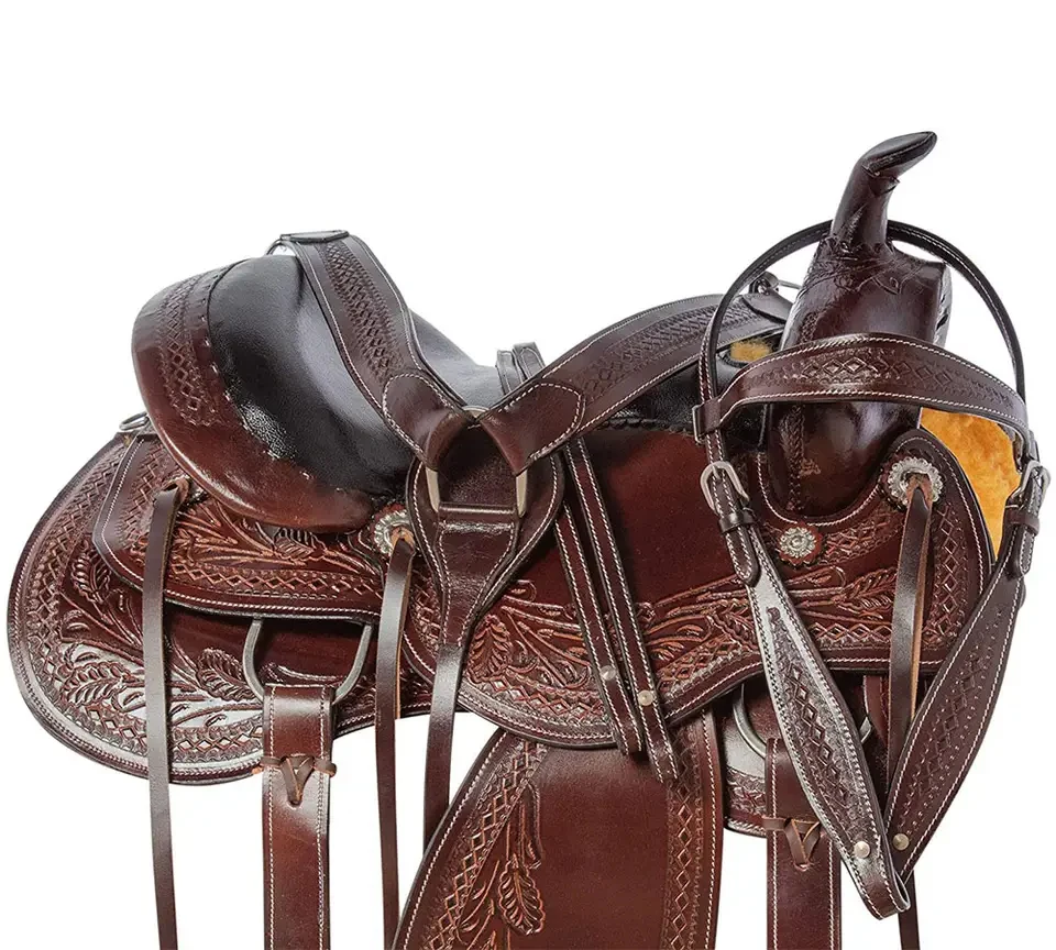 Manufacturer Wholesale Horse Equipment Custom Contoured 100 % Wool Felt Western horse Saddle Pad Luxury Saddle