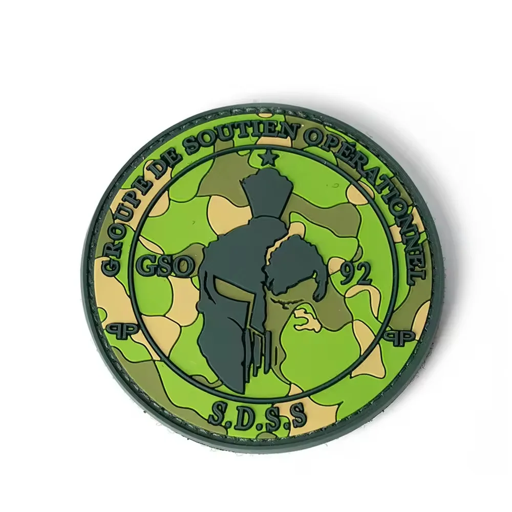 New Arrival Custom Solid Colors Letter Logo 3D Rubber Silicone Patches Your Own Requirements And Details