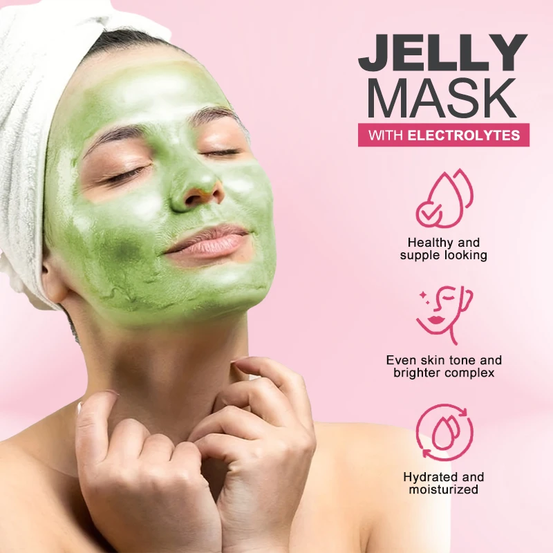 Wholesale Golden Peel-Off Egyptian Rose Rubber Face Mask Hydro Jelly Individual Masks Jelly Mask Powder For Face And Body