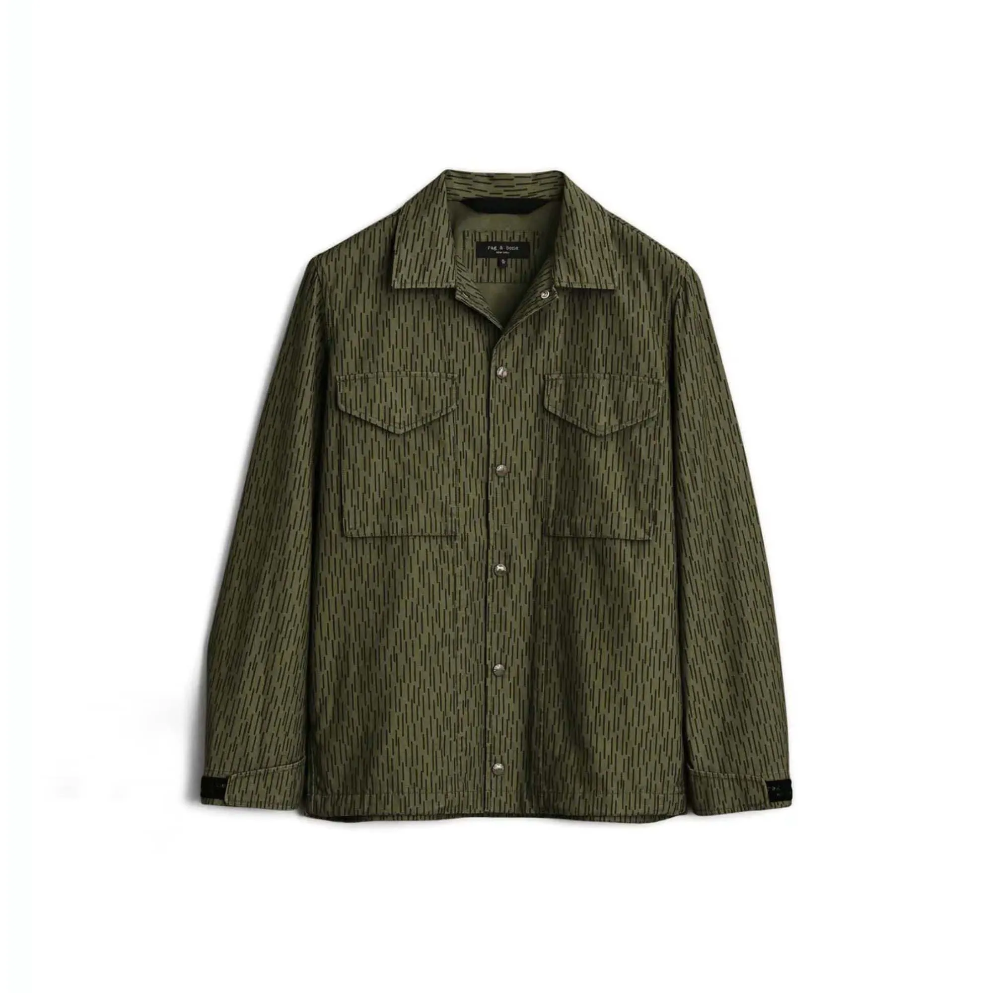 Canvas Custom Bomber Corduroy Collar Hemp Cotton Shirt Cropped Worker Work Men windbreaker Jacket