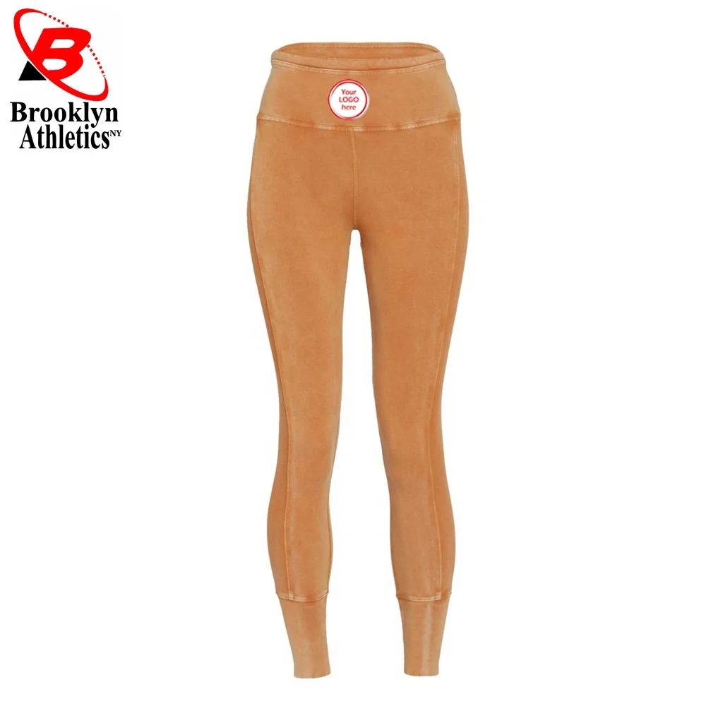 Ladies Leggings Custom Print Sports Gym Fitness Leggings Environmentally Friendly Fabric