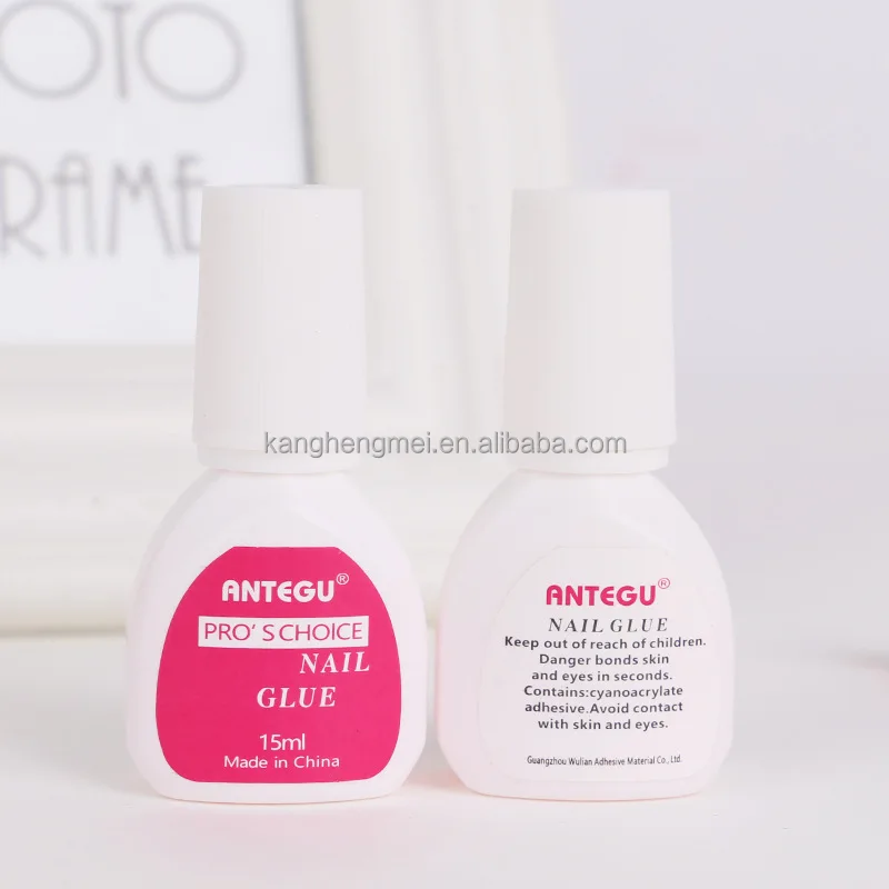 Wholesale Cyanoacrylate False Nail Glue 15ml for Press on Adhesives Nail Art Decoration False Tips Glue