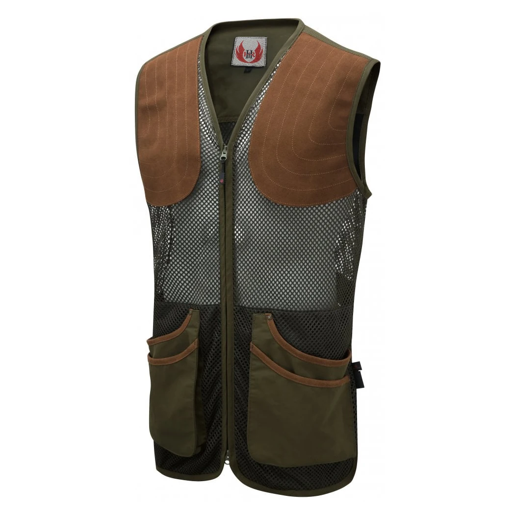 Outdoor Sports Spring Summer Clay Shooting Breathable Comfortable Vest Adjustable pop-button Waist Mesh Hunting Vest