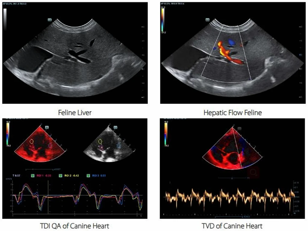 Mindray Vetus 8 Cart-Based Ultrasound Imaging System With Trolley For Veterinary/Animal/Vet Use