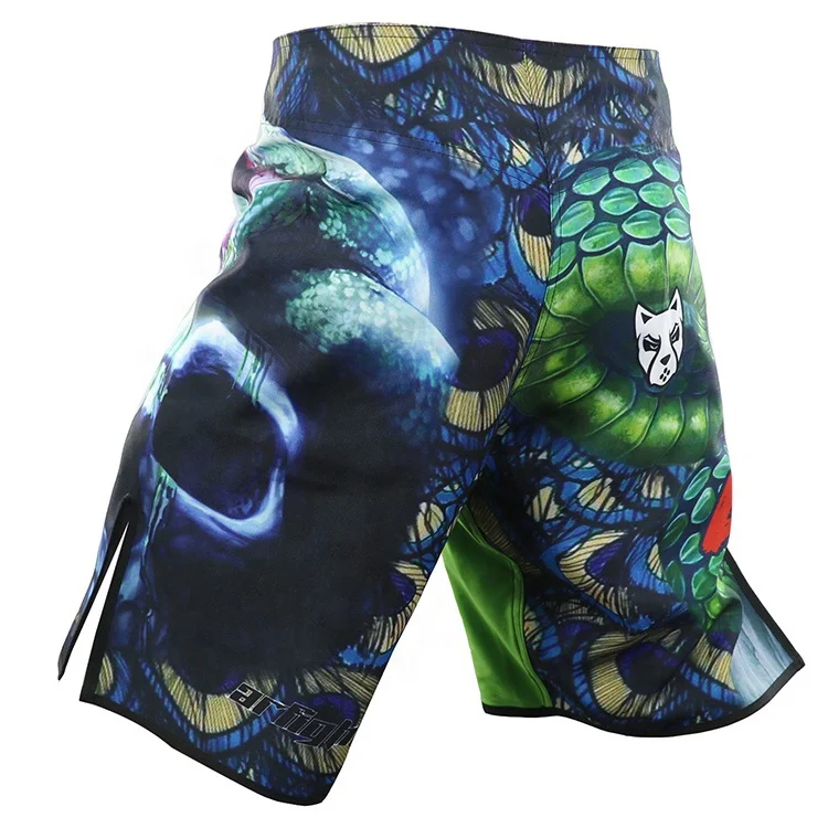 Custom tactical mens boxing American flag mma shorts