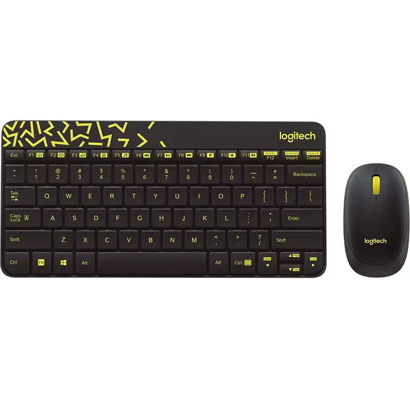 Custom Russian Logitech MK240 Ergonomic Office Pc Mobile Switches RGB Computer Laptop Tablet Wireless Keyboard Mouse