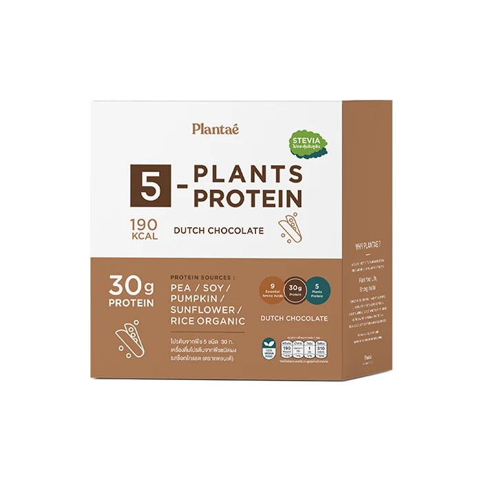 Рекомендуемый высококачественный растительный белок 30 г (коробка), голландский шоколад со вкусом из Таиланда