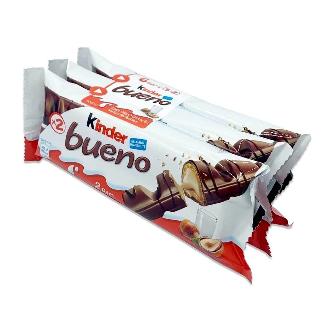 Ferrero kinder surprise kinder joy kinder bueno available black chocolate with cookies sweet candy
