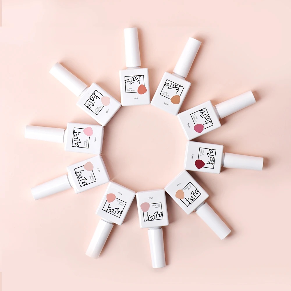 Made in Korea safe ingredients JJINTTAK gel 75 colors korean beauty new color uv gel lamp nail fashion