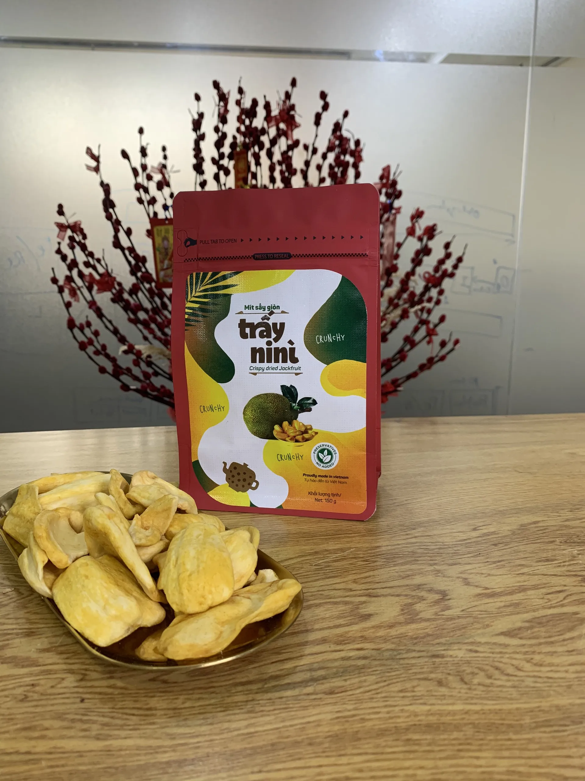 High quality good price delicious Dried Jackfruit chips from Viet Nam healthy snacks fruit