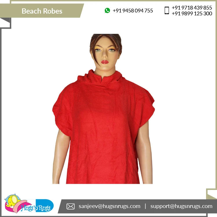 Low Market Price Best Performance Highest Selling Quick Dry 100% Cotton Zero Twist Beach Robes from Top Indian Supplier