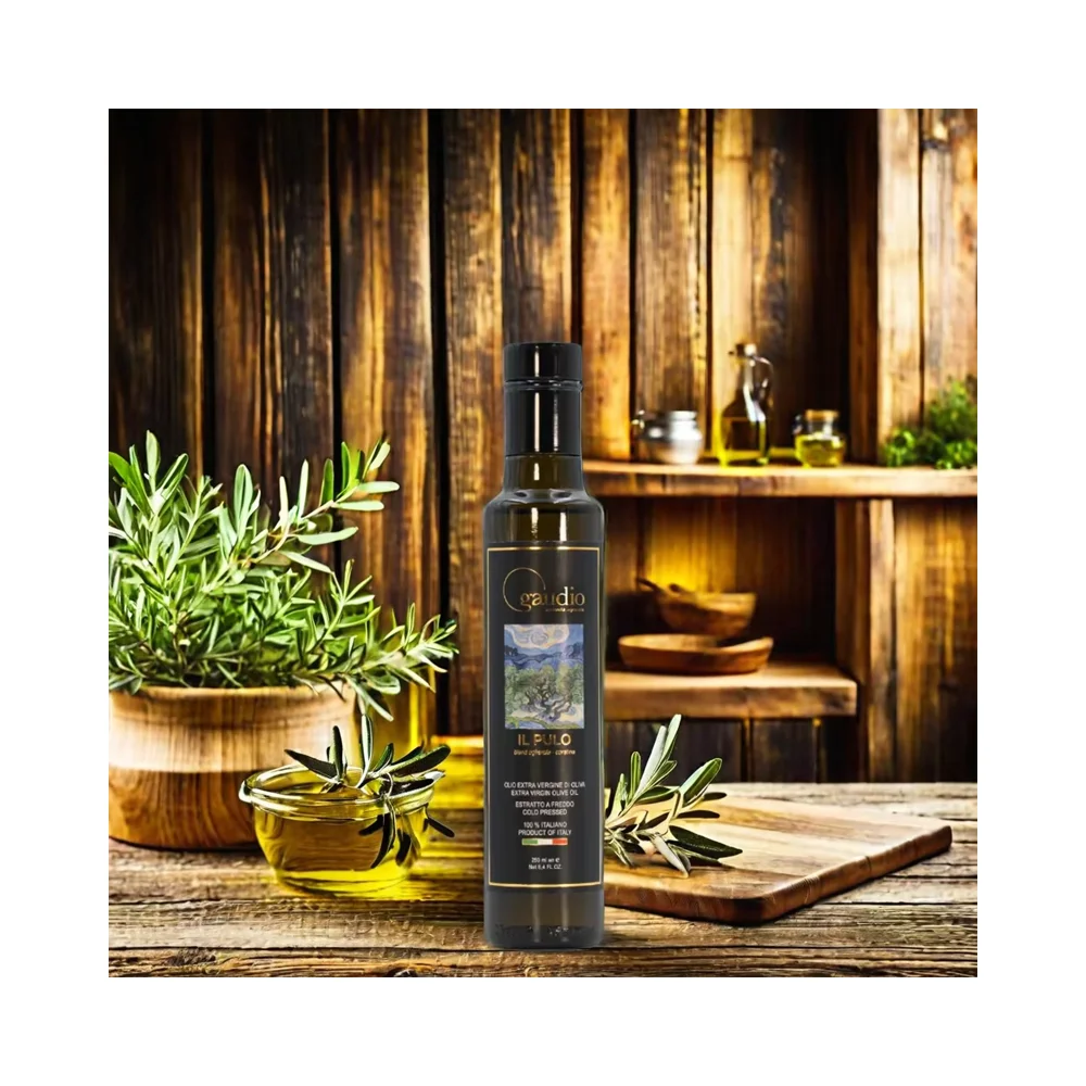 Best Sell Plant Oil EVOO delicate taste Cold Press Extra Virgin Olive Oil 500ml Bottle Glass for Cooking