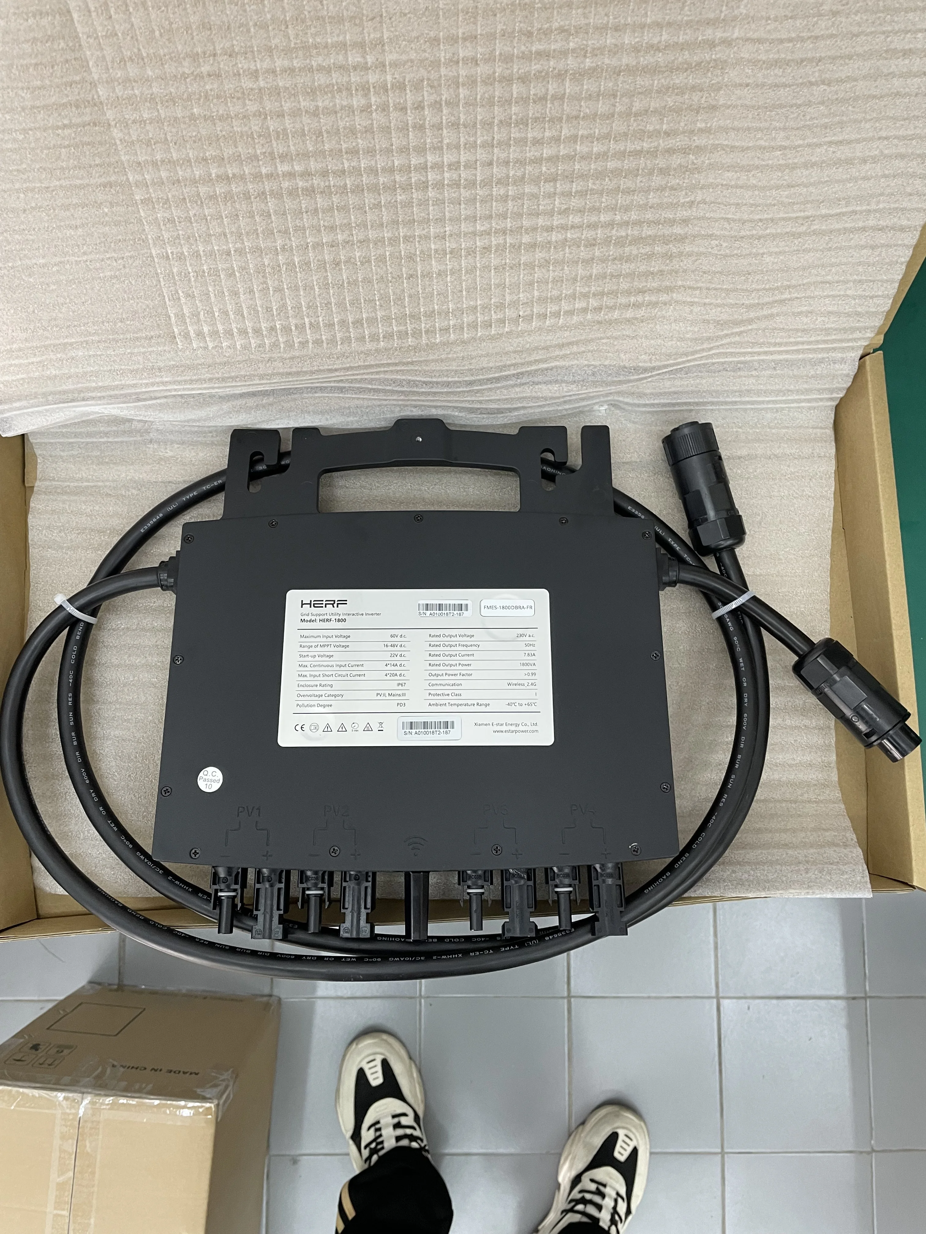 Микроинвертор солнечной системы EU HERF 800w VDE с реле