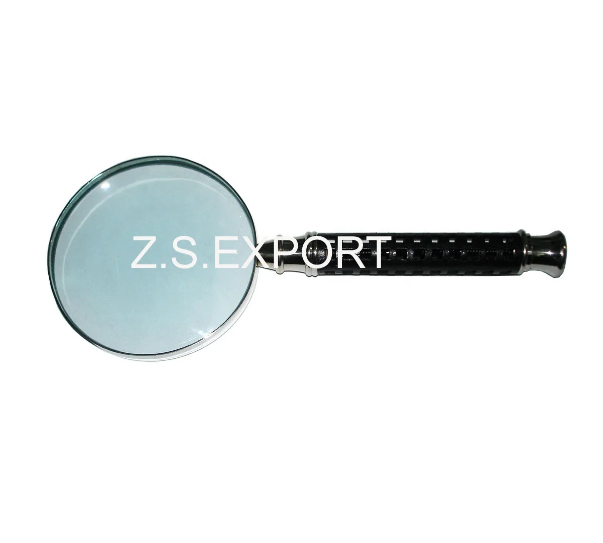 Wholesale Decorative Wooden Handle Magnifying Glass Optical Instrument Metal Magnifying Glass Reading inspection Magnifier
