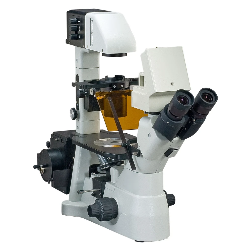 Inverted Tissue Culture fluorescent Microscope model RTC-7A  Brightfield fluorescence phase contrast Radical Manufacturer
